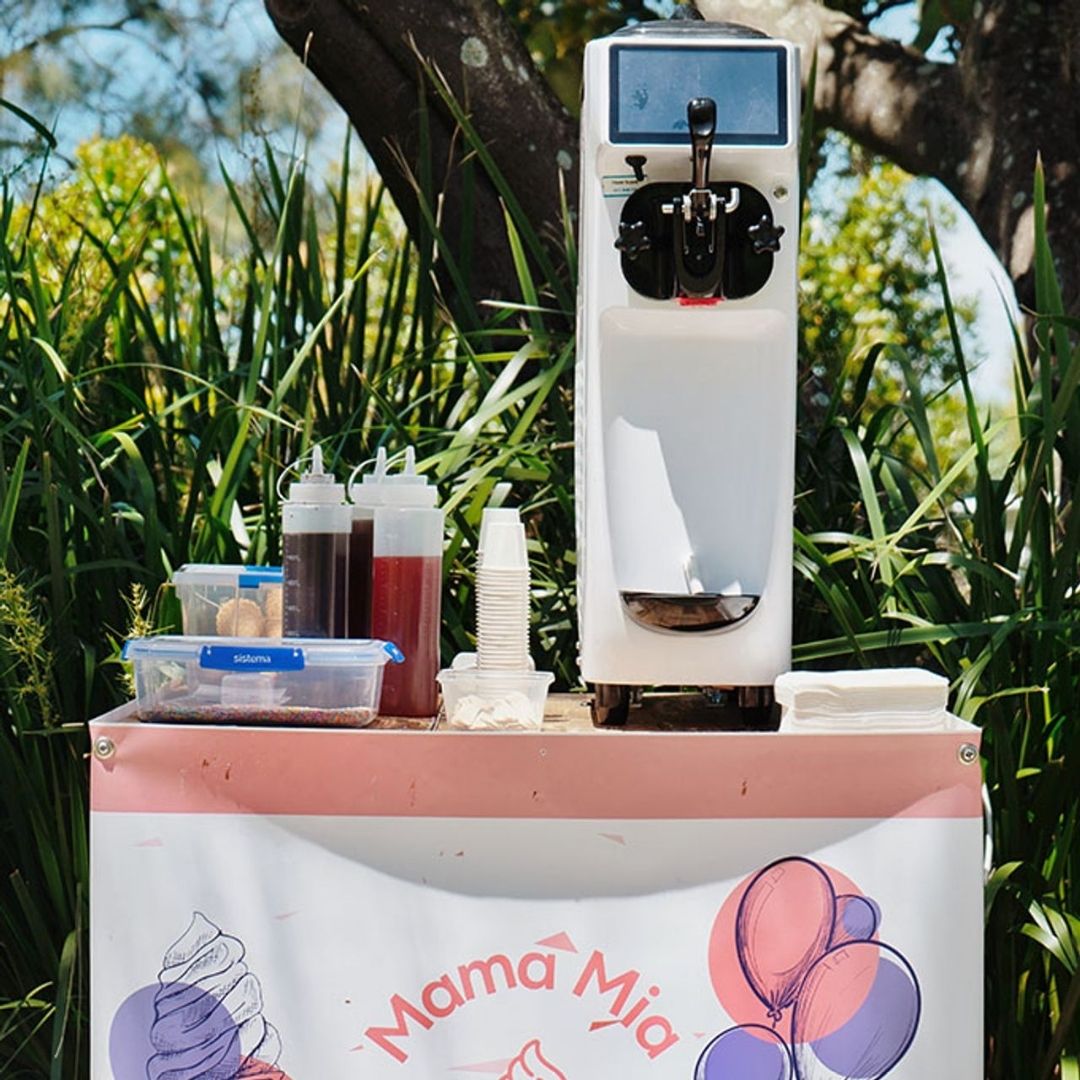 Soft Serve Ice Cream Machine Hire Mama Mia Party Hire